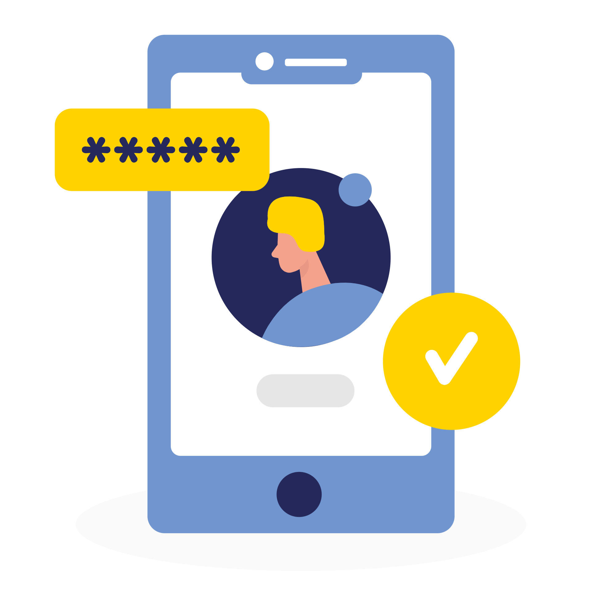 Secure contact illustration